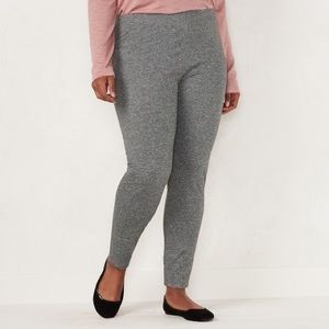 Size M NWT LC Lauren Conrad Mid-Rise Leggings In Black